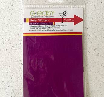 G-Easy Ruler Stickers - Fruity Fiesta Palette - Happy Little Quilt Shop