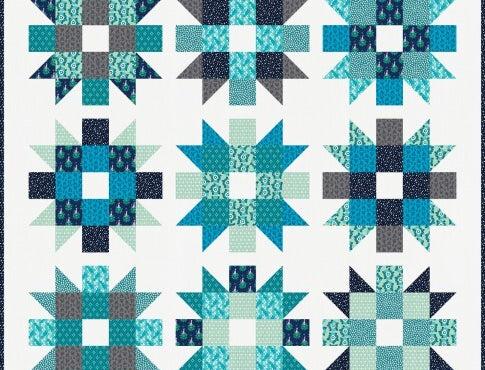 Genny and Ruth Quilt Kit Rhoda Ruth Elizabeth Hartman Nightfall Colorway - Happy Little Quilt Shop