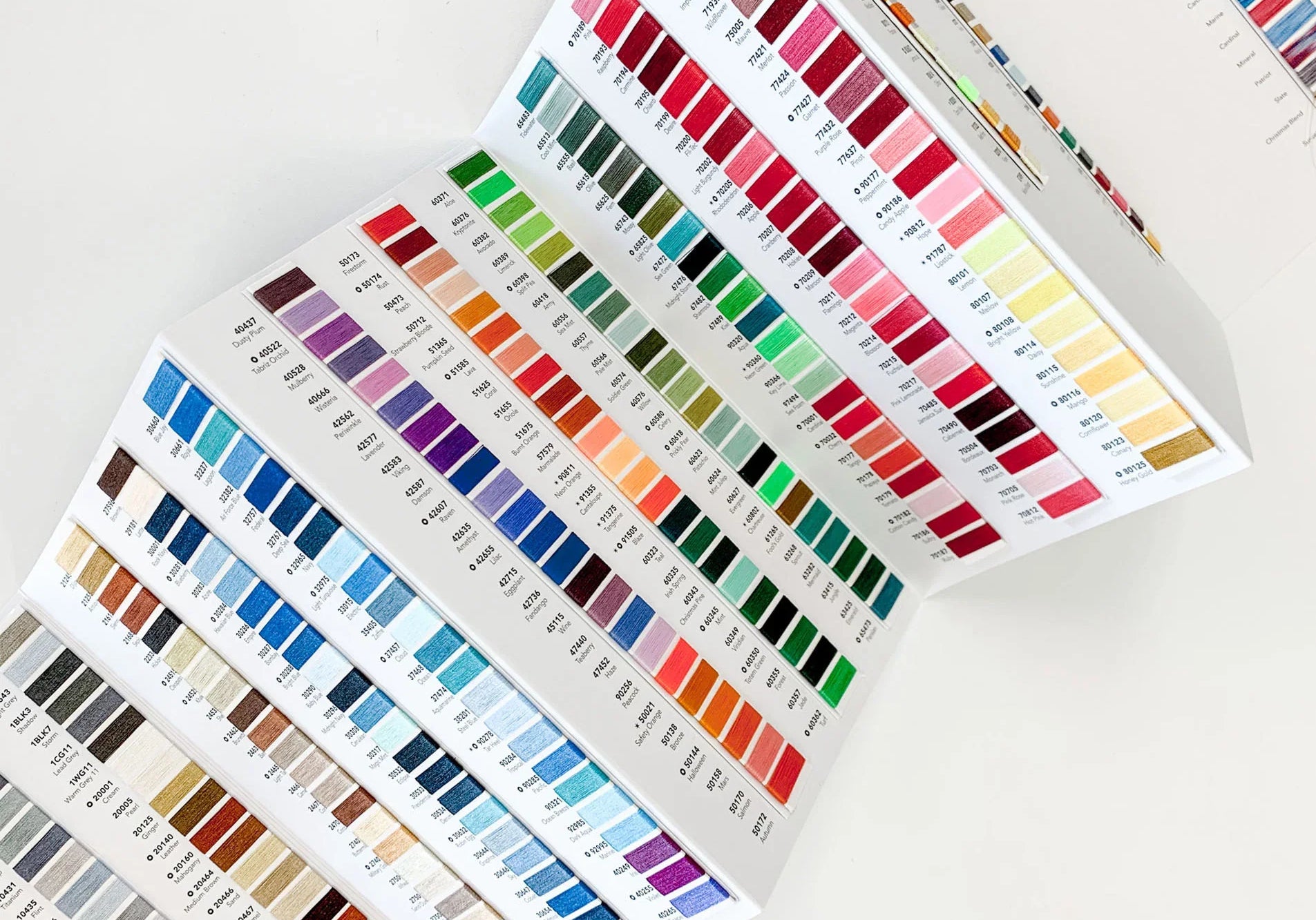 Glide Thread Color Guide - Happy Little Quilt Shop