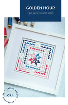 Golden Hour: A quilt inspired cross stitch kit - Happy Little Quilt Shop