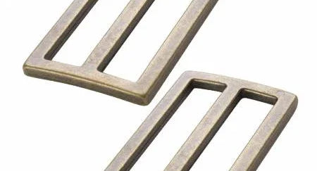 Slider Widemouth 1-1/2in Antique Brass Set of Two - Happy Little Quilt Shop