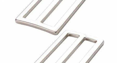 Slider Widemouth 1-1/2in Nickel Set of Two - Happy Little Quilt Shop