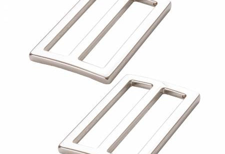 Slider Widemouth 1-1/2in Nickel Set of Two - Happy Little Quilt Shop