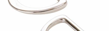 D Ring Flat 1in Nickel Set of Two - Happy Little Quilt Shop