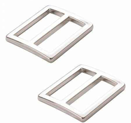 Slider Flat Widemouth 1in Nickel Set of Two