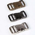 Side Release Buckle-1in-Black Metal-Set of One - Happy Little Quilt Shop