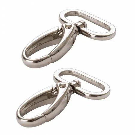 Swivel Hook 1in Nickel Set of Two - Happy Little Quilt Shop