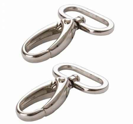 Swivel Hook 1in Nickel Set of Two