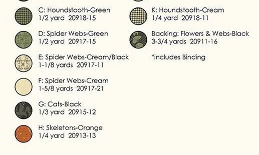 Happy Haunt Kit - Happy Little Quilt Shop