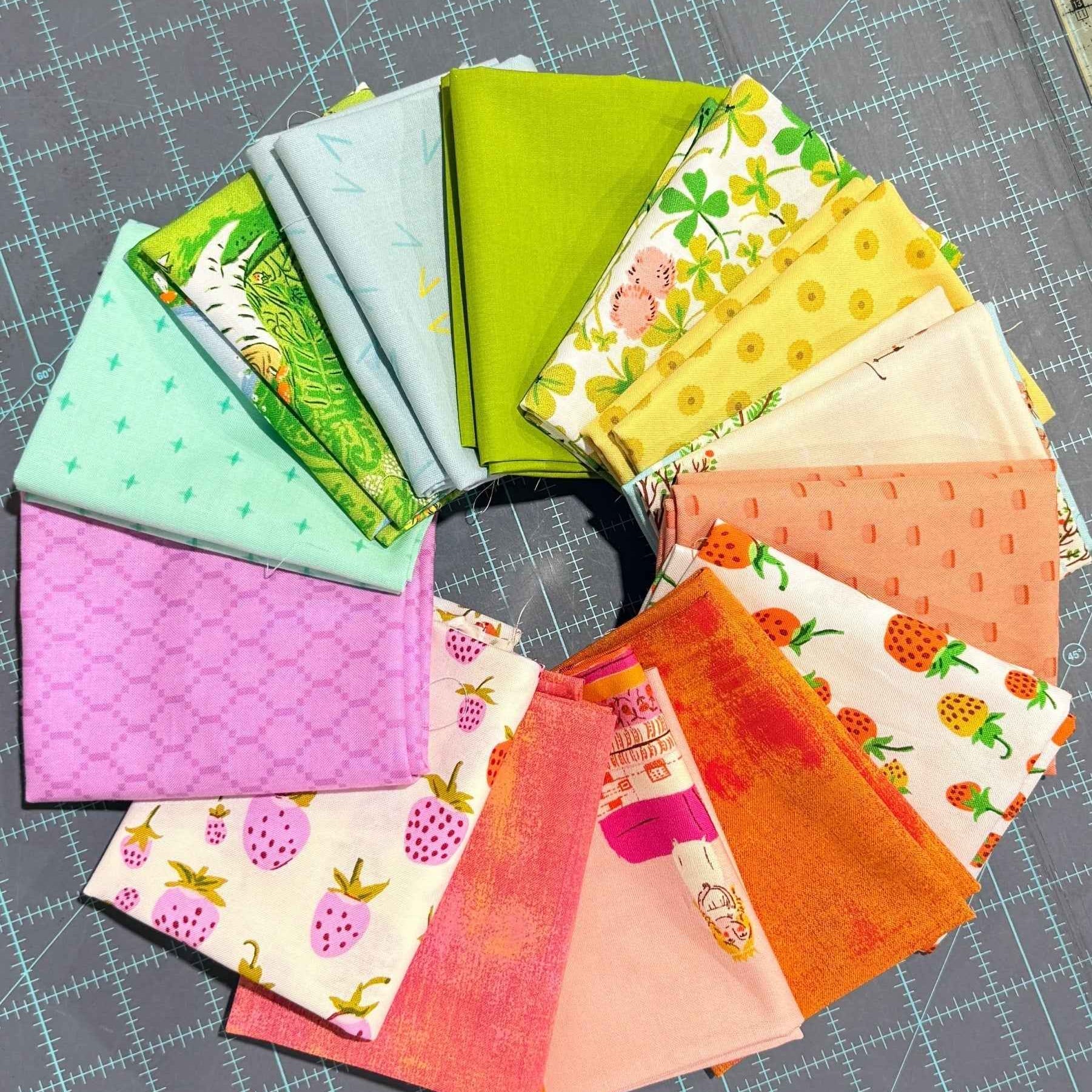 Heather Ross Favorites and Blenders Bundle ( 14 Fat Quarters)