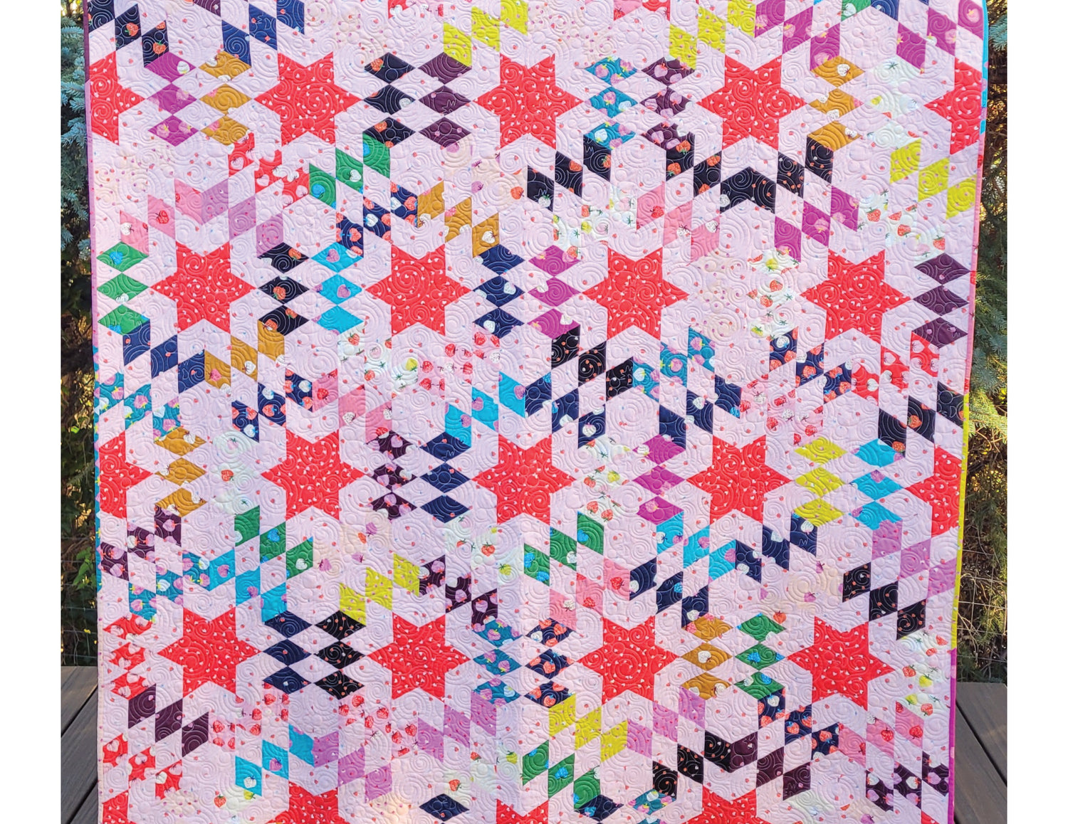 Heirloom Stars Quilt Pattern CQ 019 Crinkly Quilts - Happy Little Quilt Shop