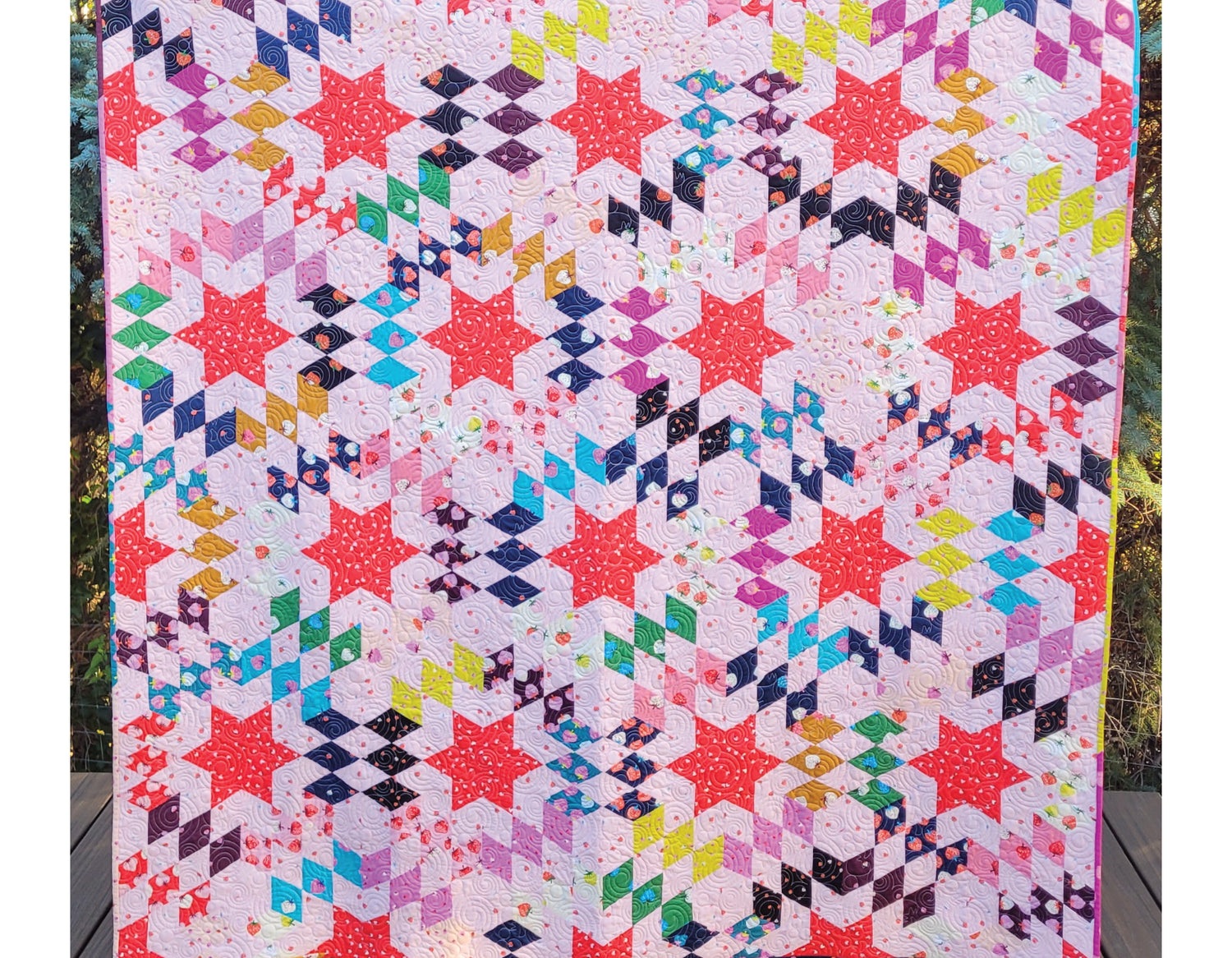 Heirloom Stars Quilt Pattern CQ 019 Crinkly Quilts - Happy Little Quilt Shop