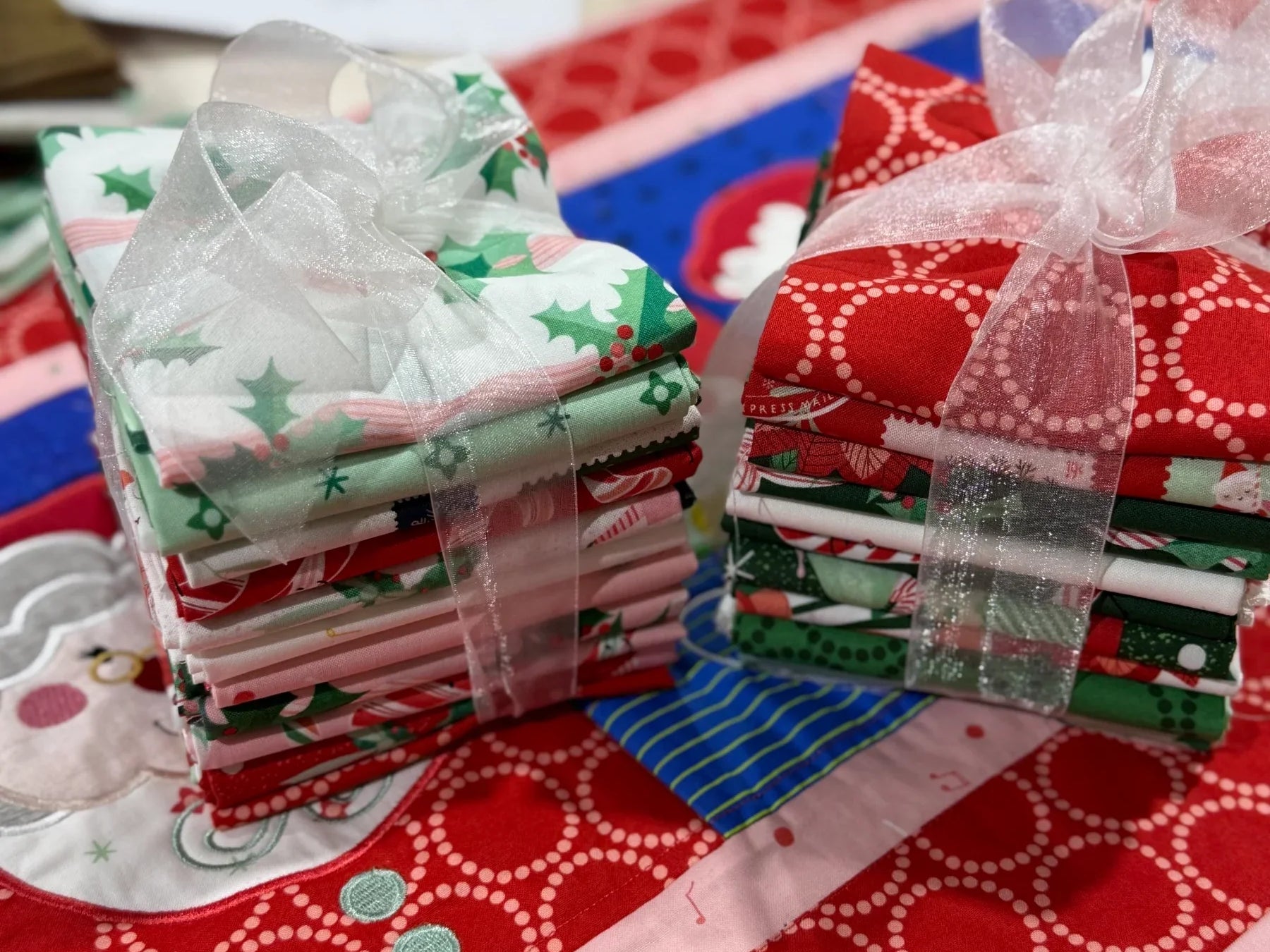 Holiday Fat Quarter Bundle-Tiny Christmas Edition- 20 Fat Quarters - Happy Little Quilt Shop