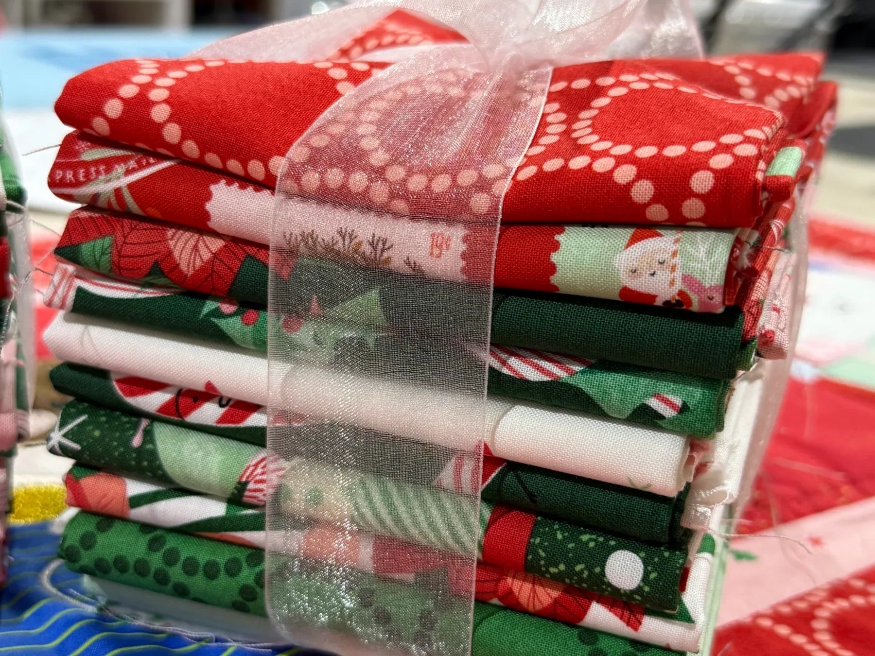 Holiday Fat Quarter Bundle-Tiny Christmas Edition- 20 Fat Quarters - Happy Little Quilt Shop