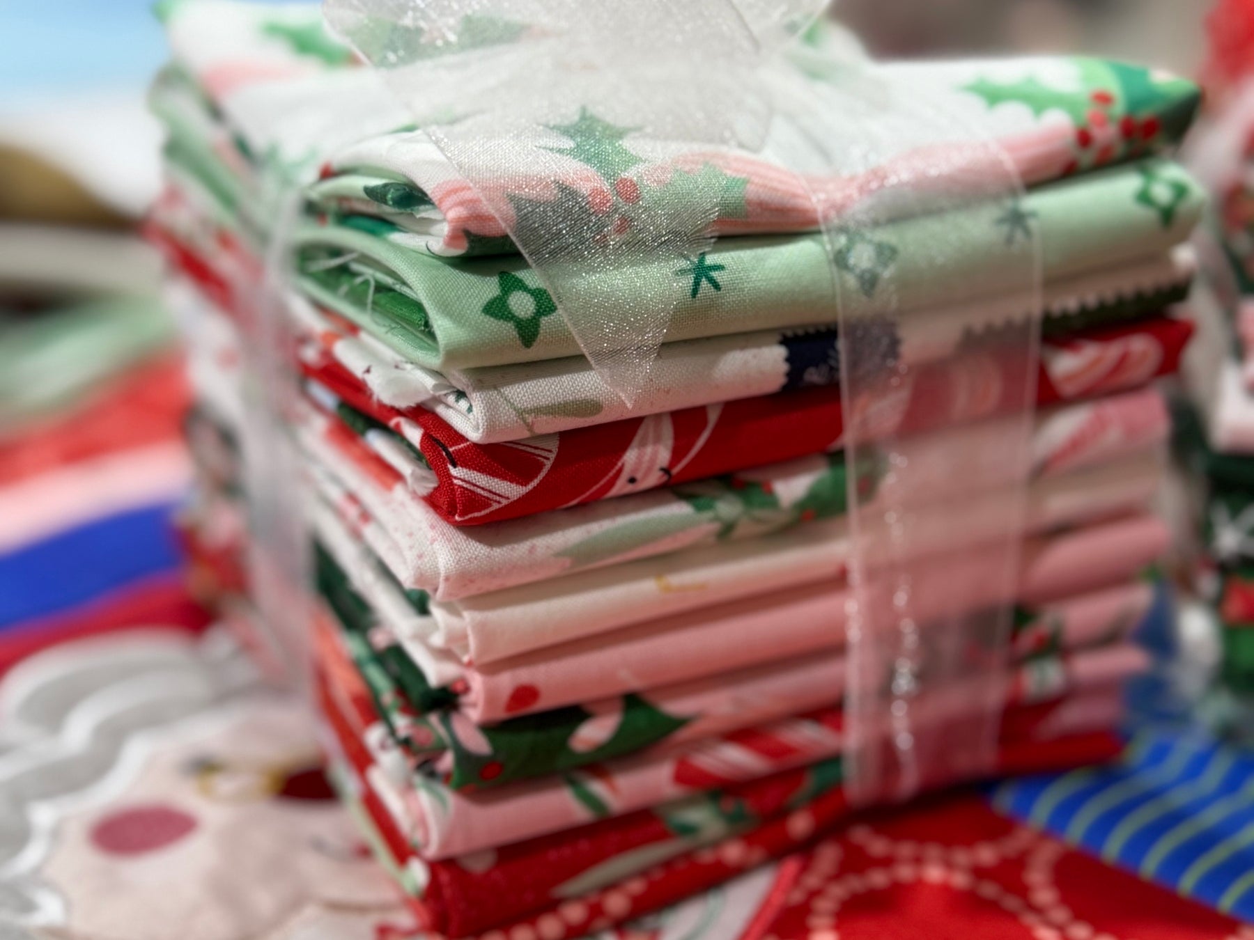 Holiday Fat Quarter Bundle-Tiny Christmas Edition- 20 Fat Quarters - Happy Little Quilt Shop