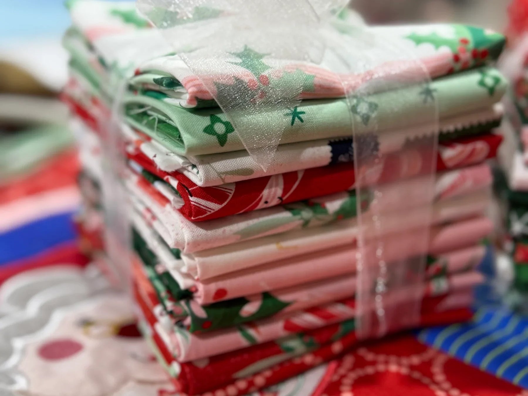 Holiday Fat Quarter Bundle-Tiny Christmas Edition- 20 Fat Quarters - Happy Little Quilt Shop