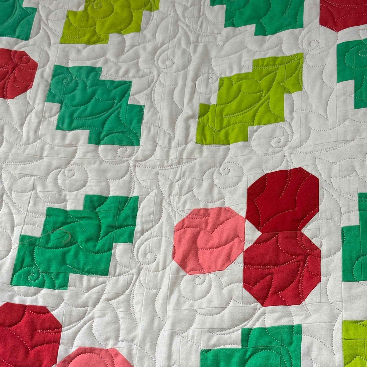 Holly Jolly Quilt Pattern Modern Holiday Then Cane June Pen and Paper Patterns