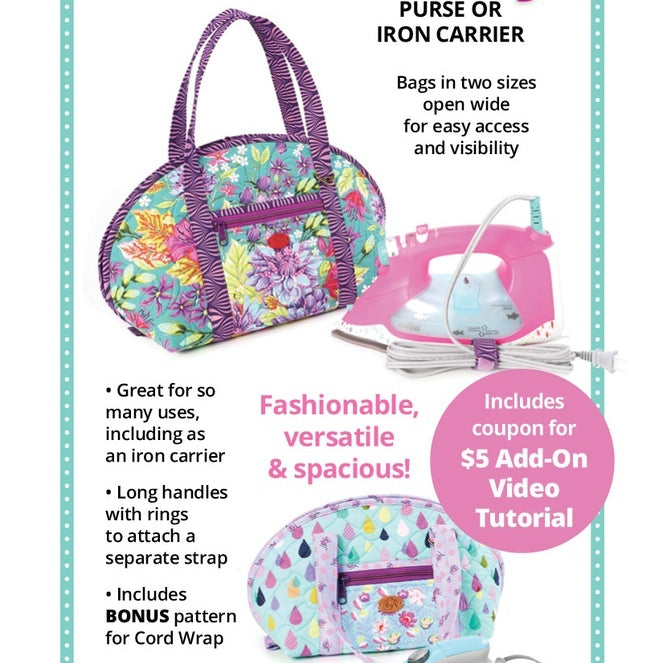 Hot & Heavy Purse or Iron Carrier Pattern By Annie - Happy Little Quilt Shop