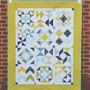 Half-Square Triangle Sampler Quilt - Happy Little Quilt Shop
