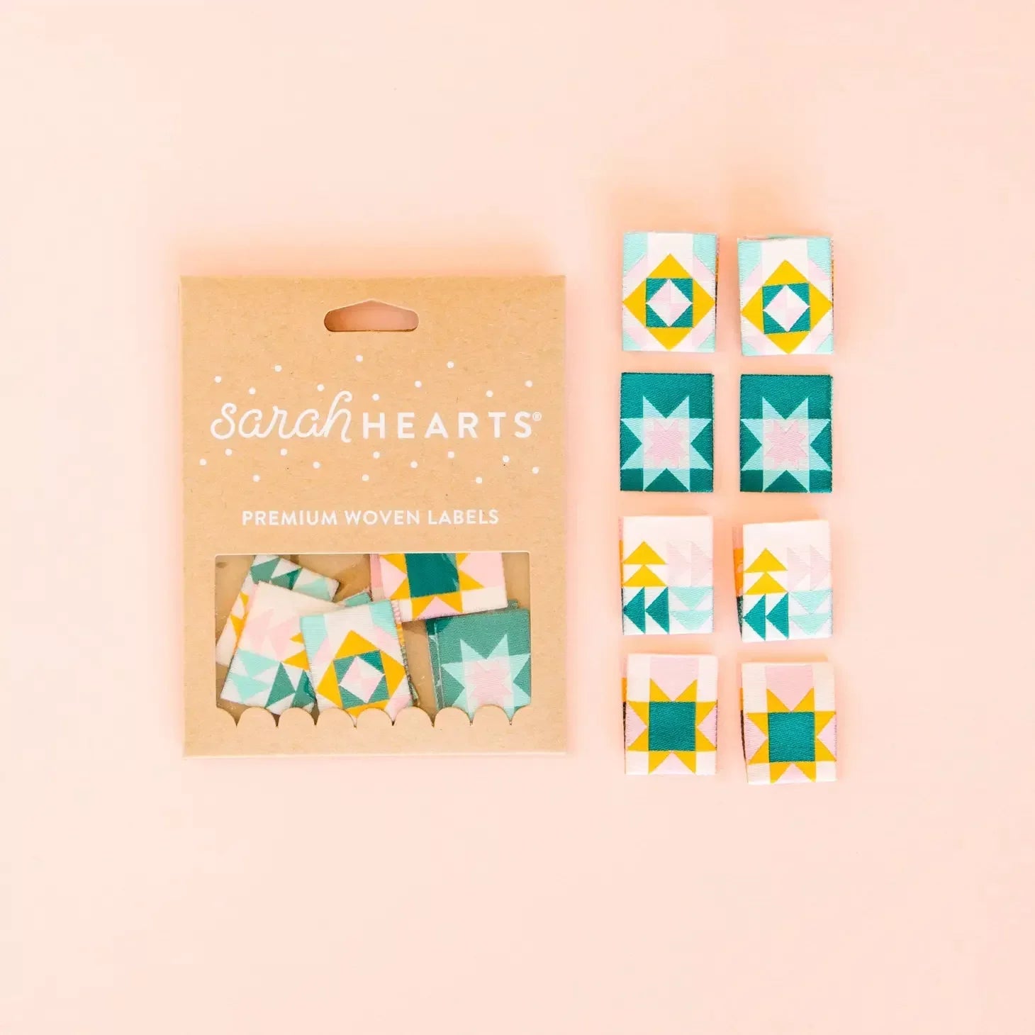 Sew in Labels 8pk Quilt Blocks - Happy Little Quilt Shop