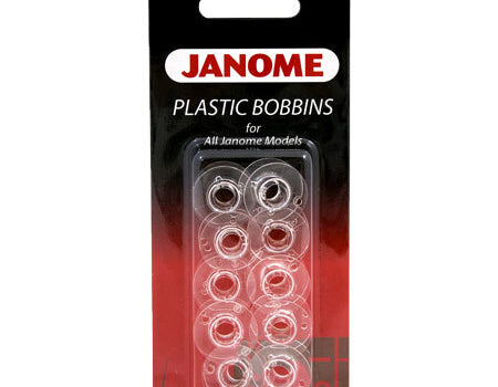 Janome Plastic Bobbins - Happy Little Quilt Shop