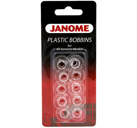 Janome Plastic Bobbins - Happy Little Quilt Shop