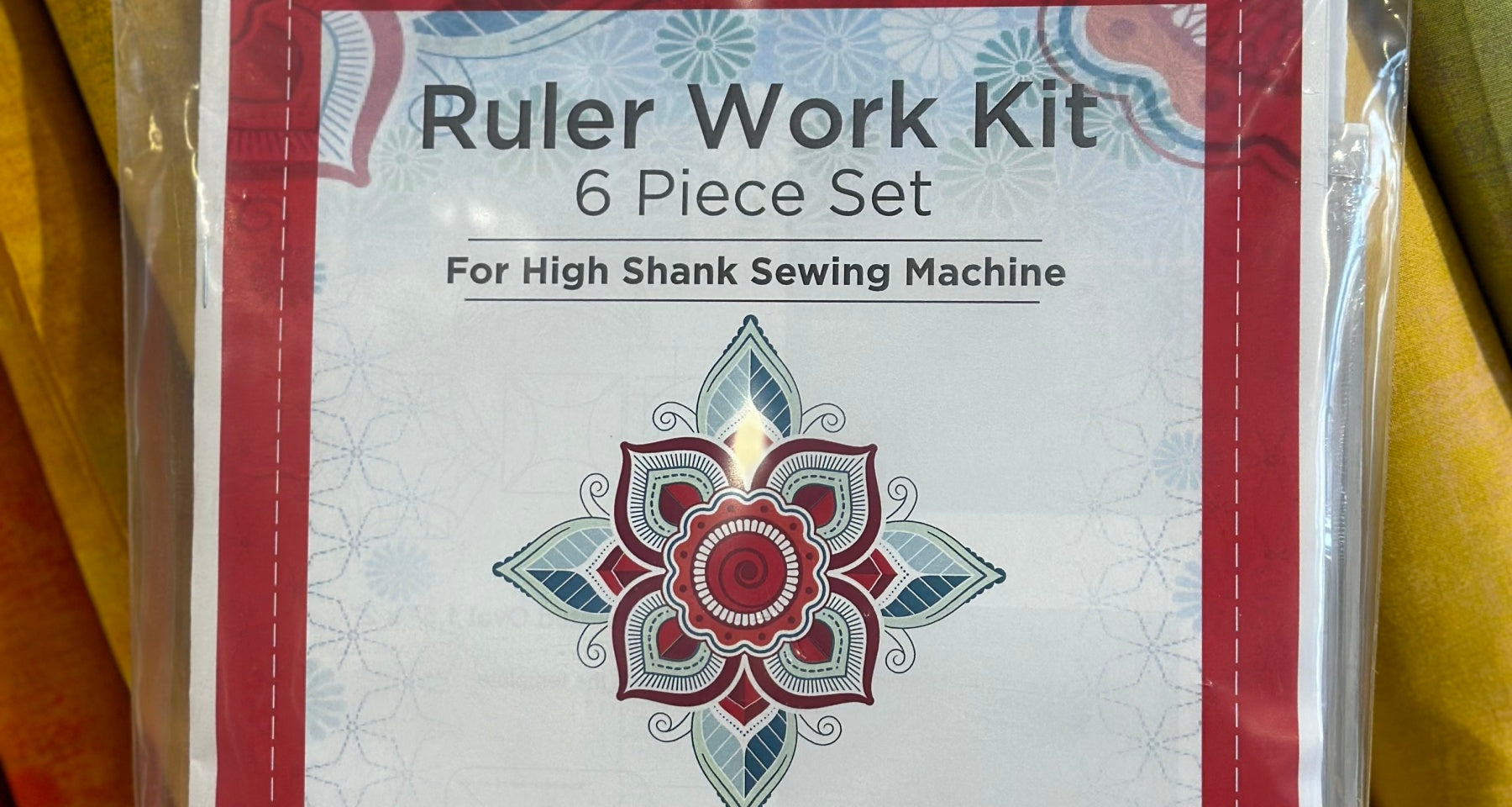 Janome Ruler Work Kit- 6 piece set-high shank - Happy Little Quilt Shop