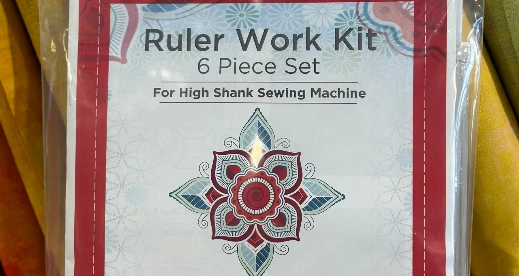 Janome Ruler Work Kit- 6 piece set-high shank - Happy Little Quilt Shop
