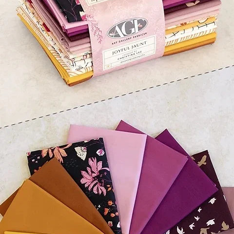 Joyful Jaunt Fat Quarter Bundle Art Gallery Fabrics Sewcialite - Happy Little Quilt Shop