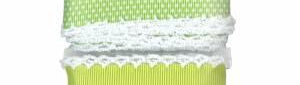 Crocheted Edge Trim Lime Green - Happy Little Quilt Shop