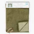 Zipper Pouch Blank Olive Felt Small - Happy Little Quilt Shop