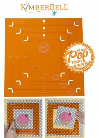 Orange Pop Rulers Square Set - Happy Little Quilt Shop