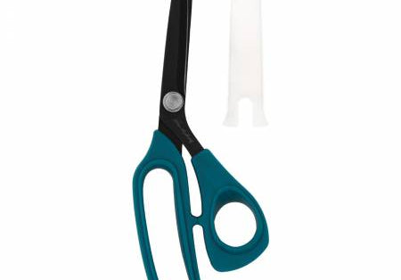 Perfect Scissors Dark Teal 8-1/2in Bent Handle Micro-Serrated Non-Slip Blade - Happy Little Quilt Shop
