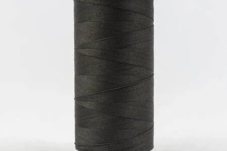 Konfetti Solid 50wt Cotton Thread 1000m Soft Black - Happy Little Quilt Shop