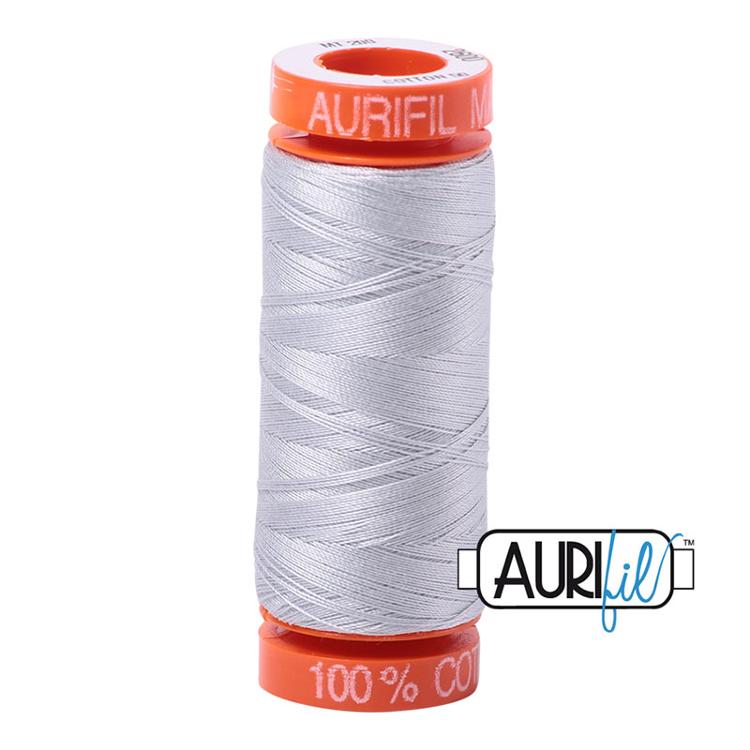 Cotton Mako Thread 50wt 200m Dove 2600 - Happy Little Quilt Shop