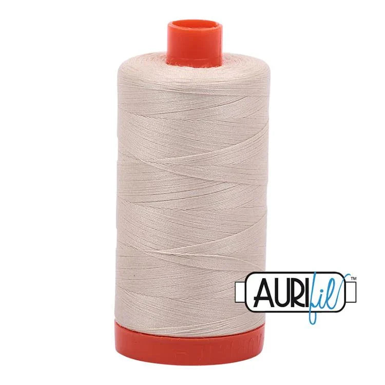 Cotton Mako Thread 50wt 1300m MK50 2310 Aurifil#6 - Happy Little Quilt Shop