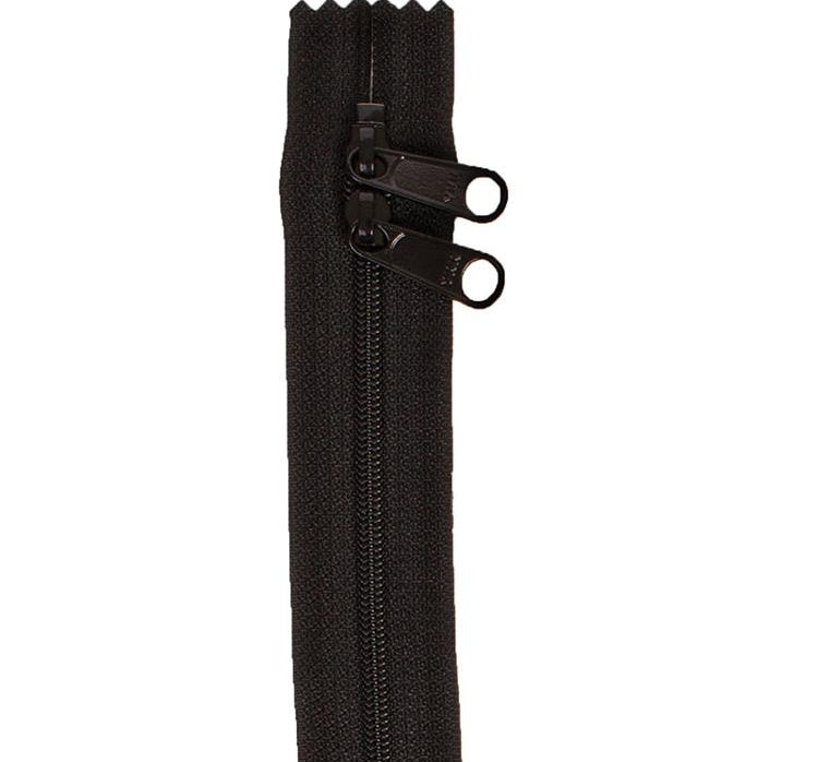Double Slide 40" Zipper Black ZIP40 105 By Annie - Happy Little Quilt Shop