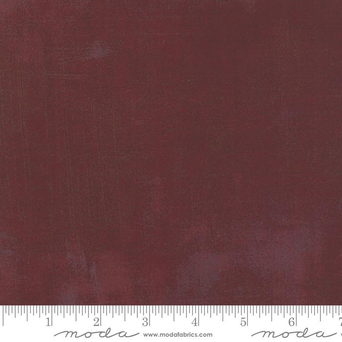 Grunge Basics Burgundy 30150 297 Moda Basic fabric - Happy Little Quilt Shop