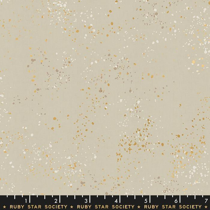 Speckled Metallic Natural Ruby Star Society fabric - Happy Little Quilt Shop