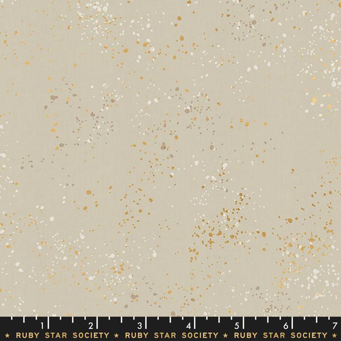 Speckled Metallic Natural Ruby Star Society fabric - Happy Little Quilt Shop
