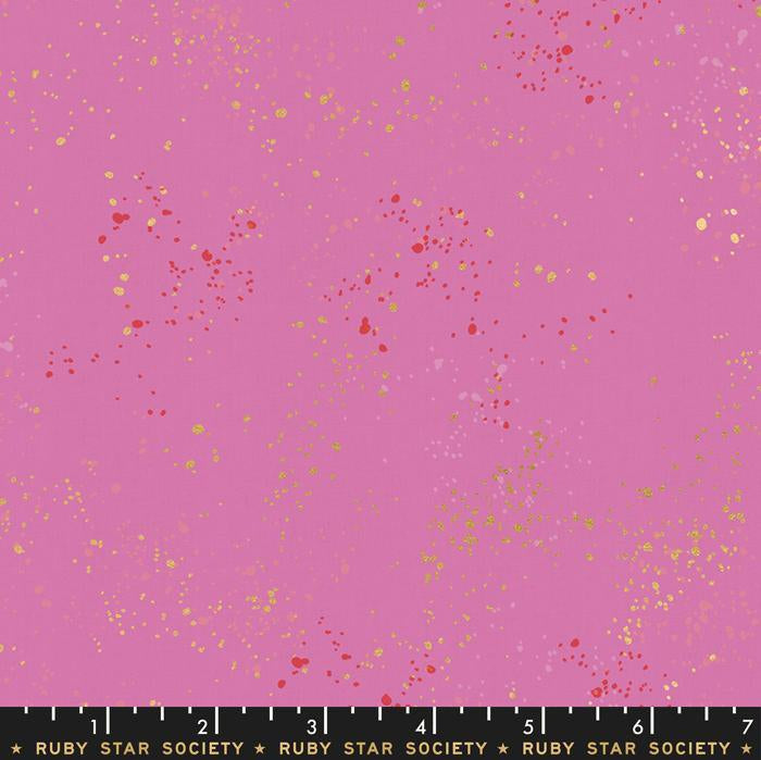 Speckled Metallic Daisy Ruby Star Society fabric - Happy Little Quilt Shop