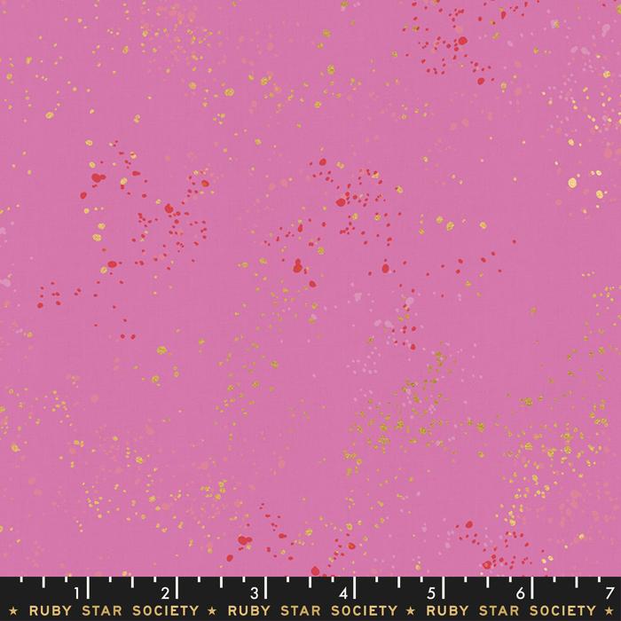 Speckled Metallic Daisy Ruby Star Society fabric - Happy Little Quilt Shop