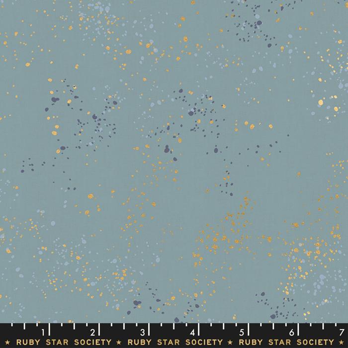 Speckled Metallic Soft Blue RS5027 48M Ruby Star Society Fabric - Happy Little Quilt Shop