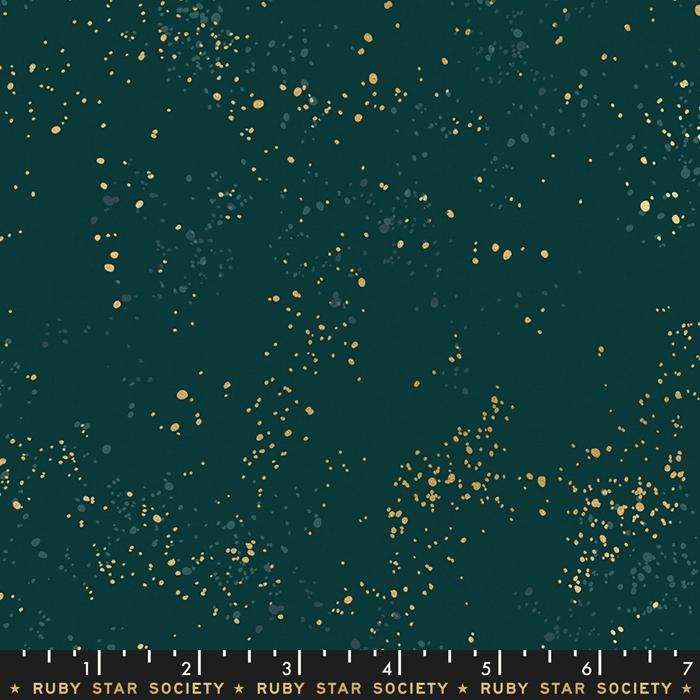 Speckled Metallic Pine Ruby Star Society fabric - Happy Little Quilt Shop