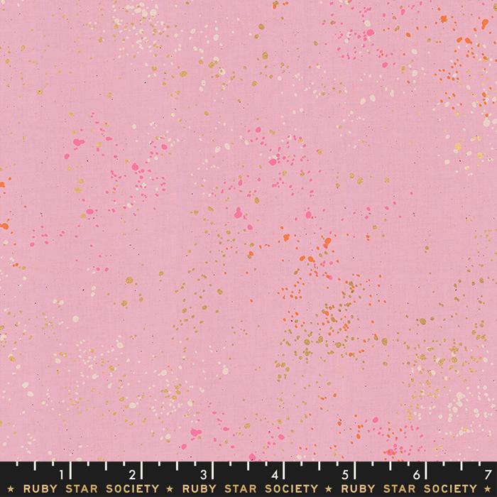 Speckled Metallic Peony Ruby Star Society fabric - Happy Little Quilt Shop