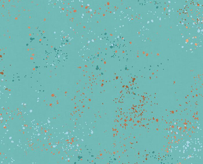 Speckled Metallic Turquoise RS5027 72M Ruby Star Society Fabric - Happy Little Quilt Shop