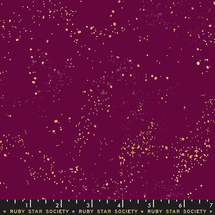 Speckled Metallic Purple Velvet RS5027 73M Ruby Star Society Fabric - Happy Little Quilt Shop