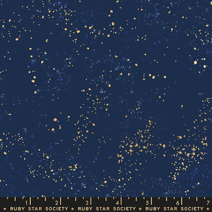 Duplicate SKU: Speckled New Navy Ruby Star Society fabric | 12.99 | 752106608795 - Happy Little Quilt Shop