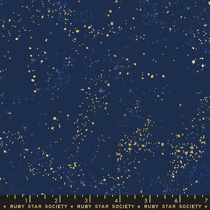 Duplicate SKU: Speckled New Navy Ruby Star Society fabric | 12.99 | 752106608795 - Happy Little Quilt Shop