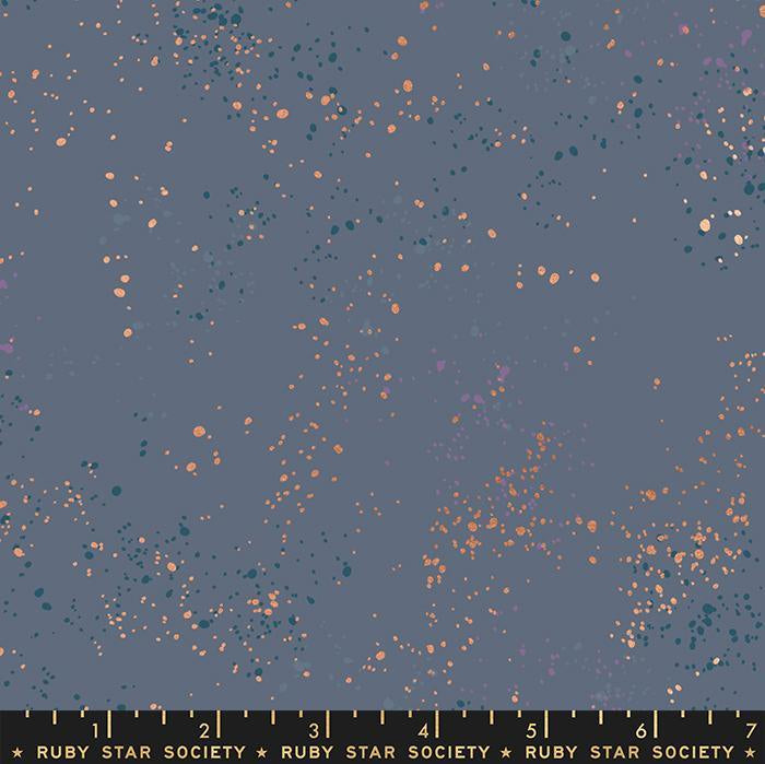 Speckled New Blue Slate Ruby Star Society fabric - Happy Little Quilt Shop